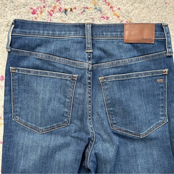 Madewell 10" High-Rise Skinny Jeans in Danny Wash: TENCEL Denim Edition sz 26 - Picture 6 of 6